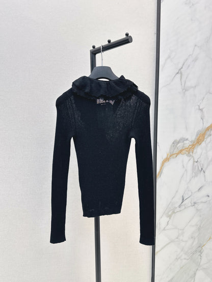 CD 25fw ruffle sweater