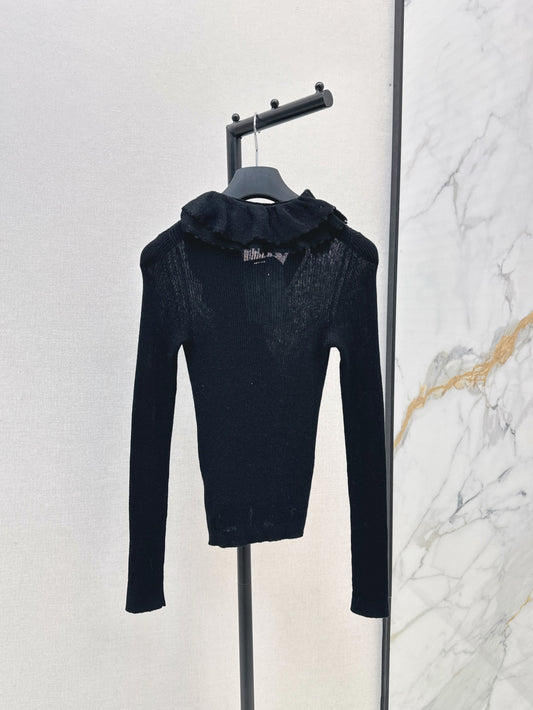 CD 25fw ruffle sweater