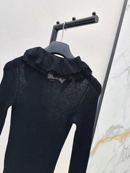 CD 25fw ruffle sweater