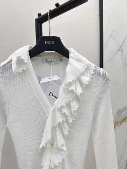 CD 25fw ruffle sweater