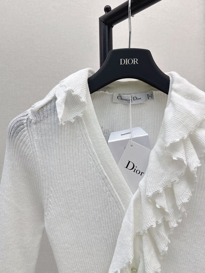 CD 25fw ruffle sweater