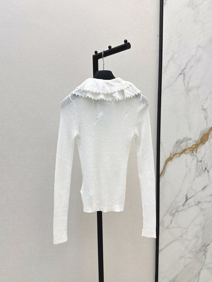 CD 25fw ruffle sweater