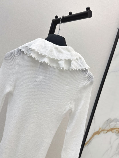 CD 25fw ruffle sweater