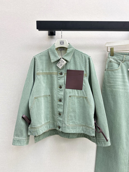 Loe 25fw denim jacket