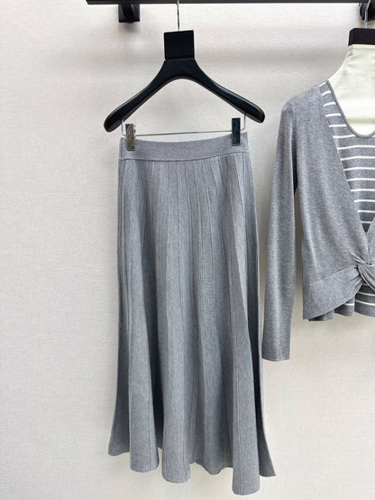 Chan 25fw knitted suit