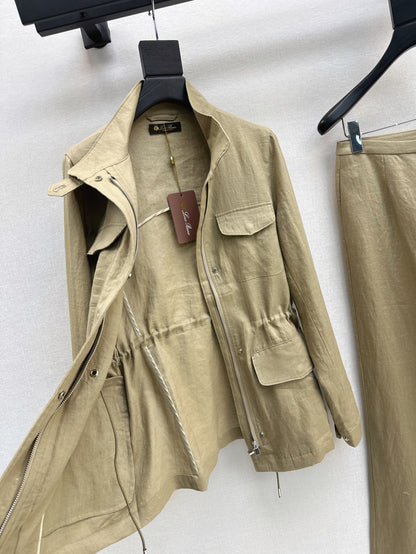 Loro 25fw linen suit