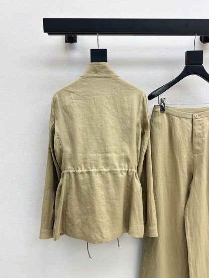 Loro 25fw linen suit