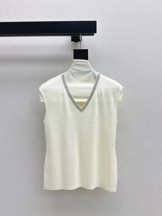 Brune 25fw v-neck vest