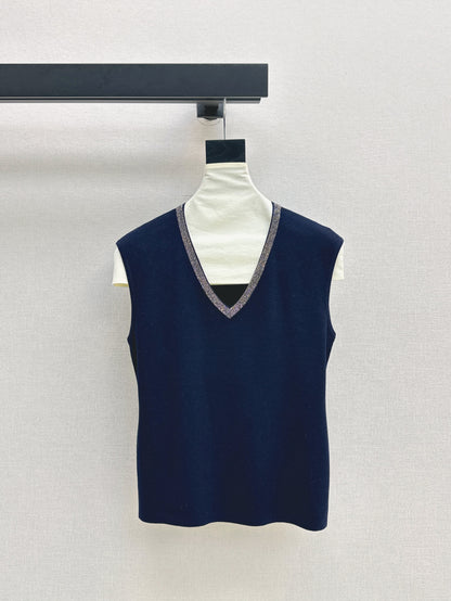 Brune 25fw v-neck vest
