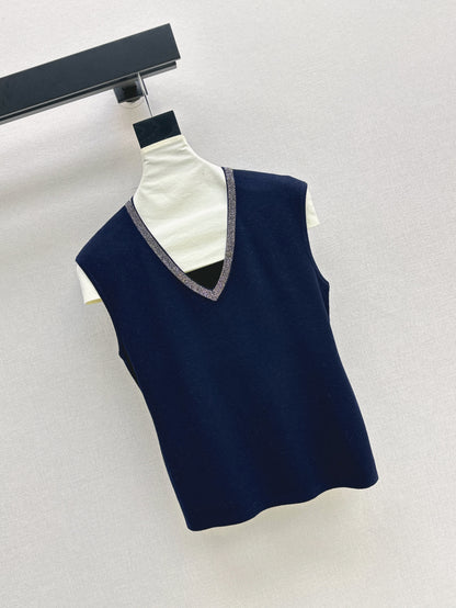 Brune 25fw v-neck vest