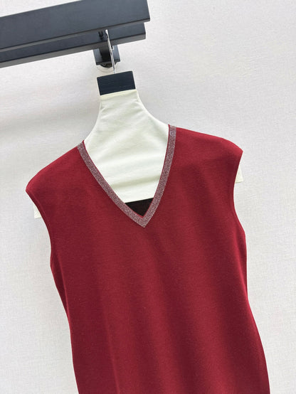 Brune 25fw v-neck vest