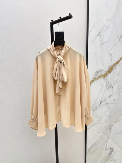 Chol 25ss pleated shirt