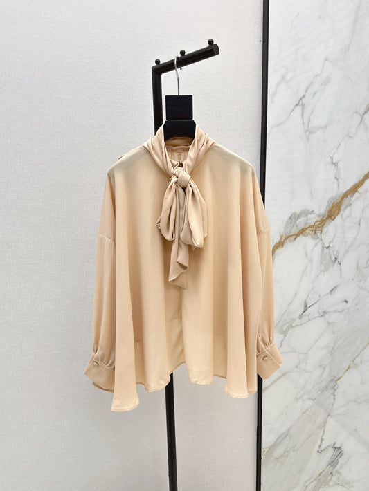 Chol 25ss pleated shirt