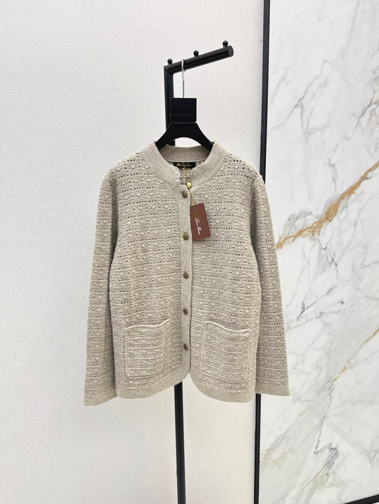 Loro 25fw knitted cardigan
