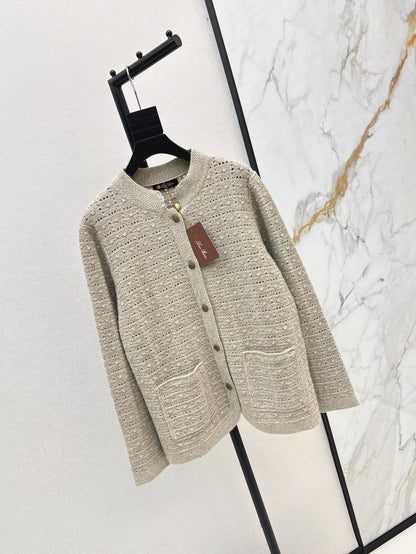 Loro 25fw knitted cardigan