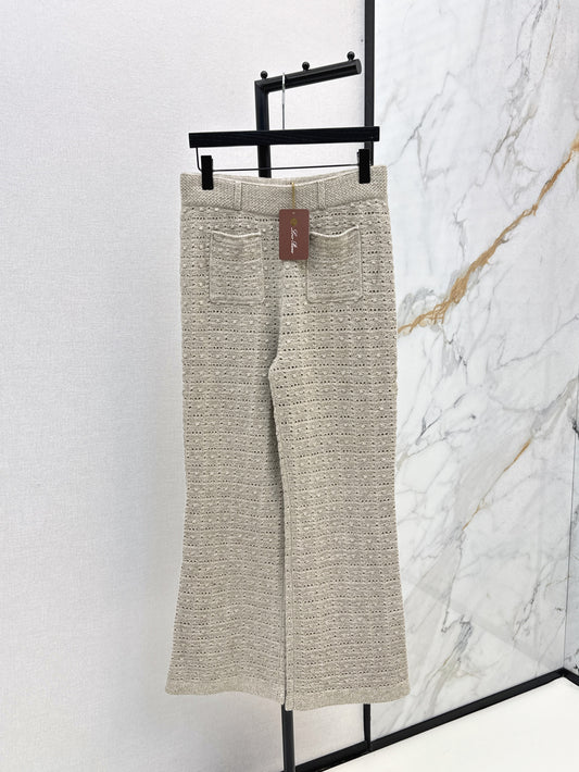Loro 25fw knitted pants