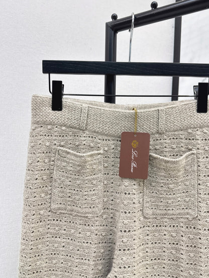 Loro 25fw knitted pants