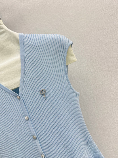 CD 25fw knitted vest