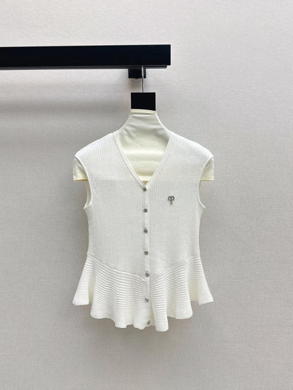 CD 25fw knitted vest