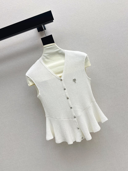 CD 25fw knitted vest