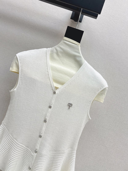CD 25fw knitted vest