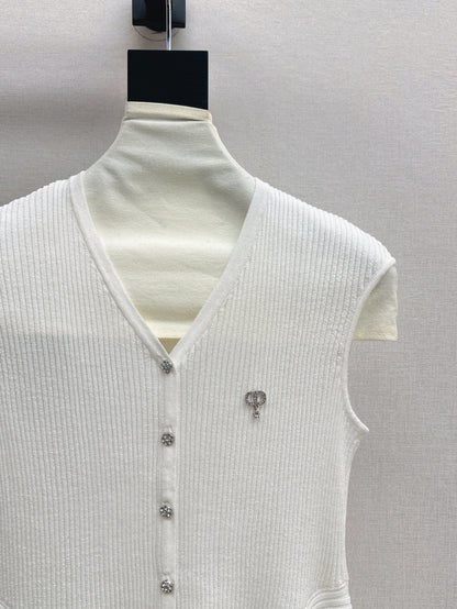 CD 25fw knitted vest