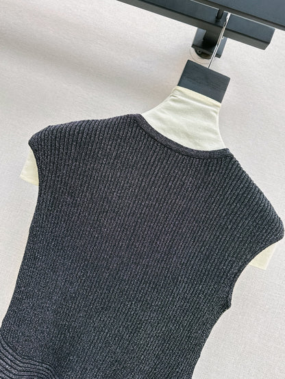 CD 25fw knitted vest