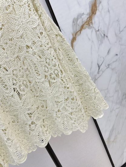 Brune 25fw cashmere hollow sweater