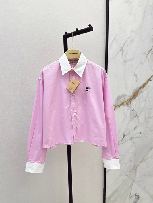 Miu 25fw crop shirt