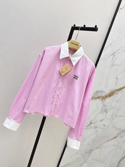 Miu 25fw crop shirt