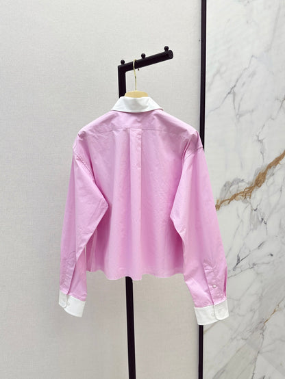 Miu 25fw crop shirt