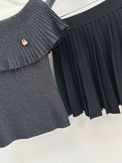 Chan 25fw knitted suit
