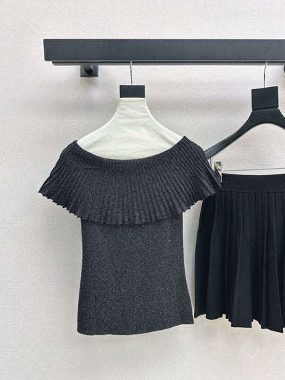 Chan 25fw knitted suit