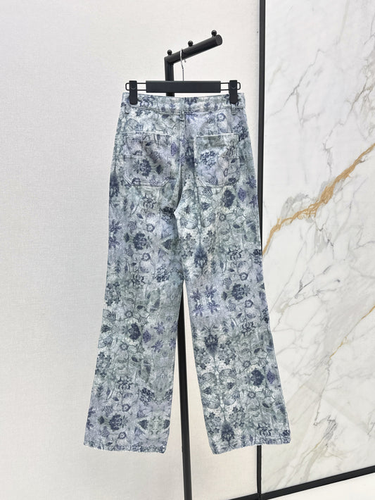 CD 25fw printed jeans