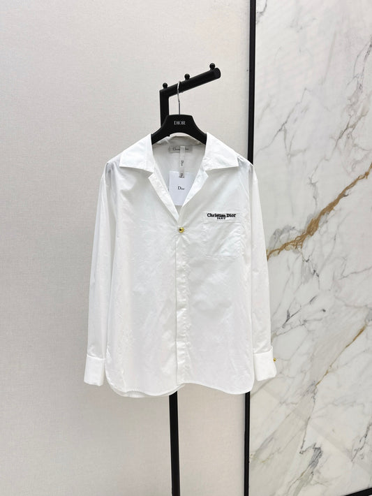 CD 25fw embroidered shirt