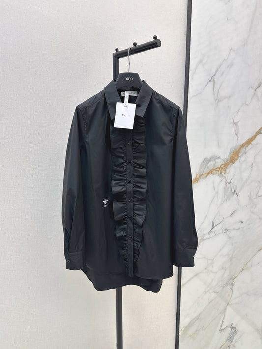 CD 25fw ruffle shirt