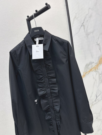 CD 25fw ruffle shirt