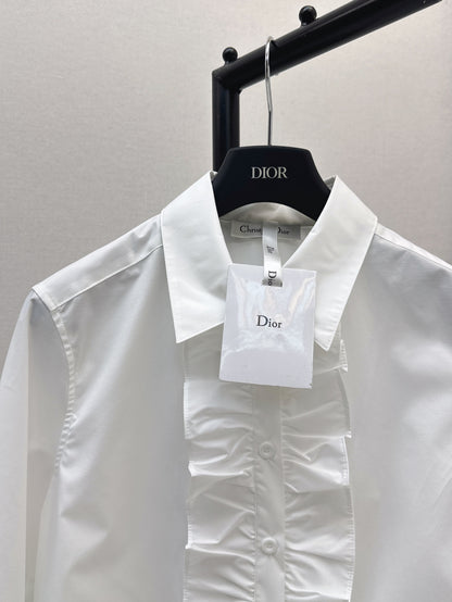 CD 25fw ruffle shirt