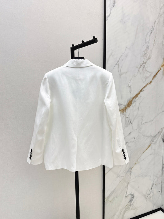 Pra 25fw linen blazer