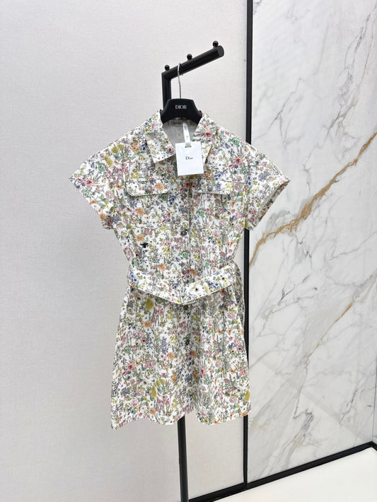 CD 25fw printed dress