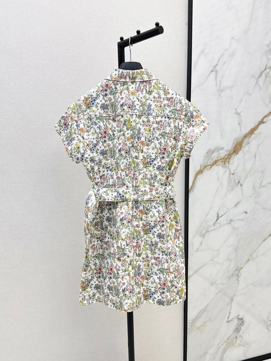 CD 25fw printed dress