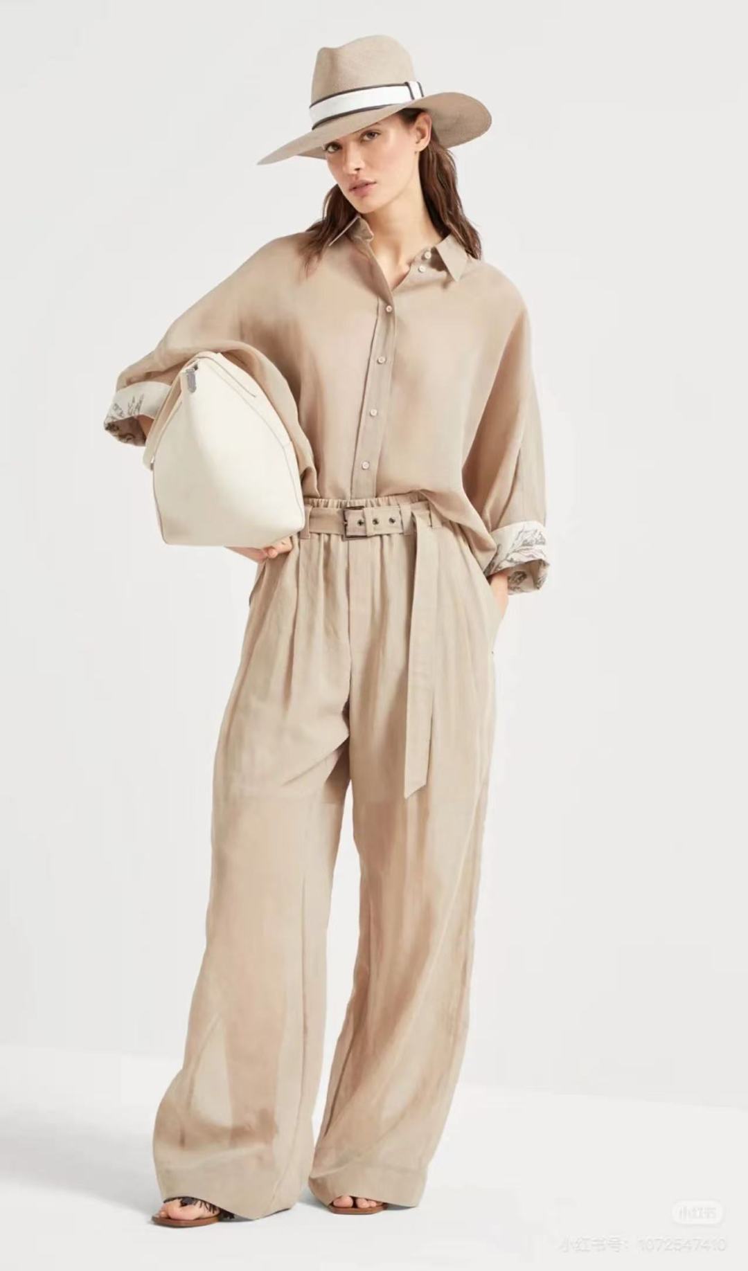 Brun 25fw linen pants