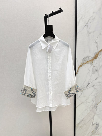 Brune 25fw linen shirt