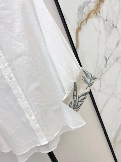 Brune 25fw linen shirt