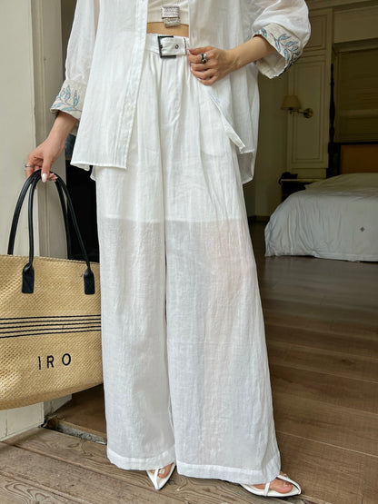 Brun 25fw linen pants