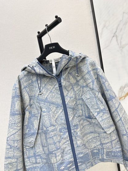 CD 25fw print jacket