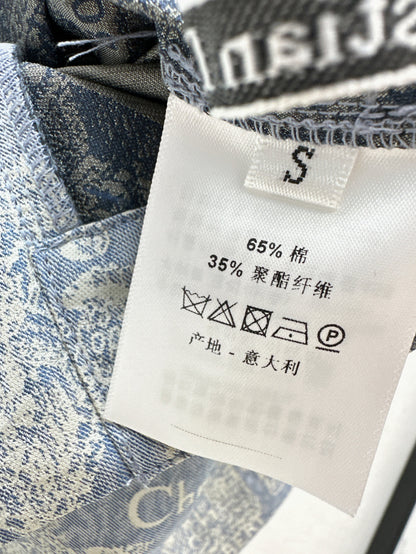 CD 25fw printed skort