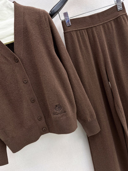 Loro 25fw knitted suit