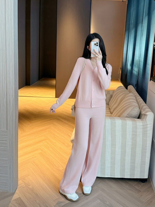 Loro 25fw knitted suit