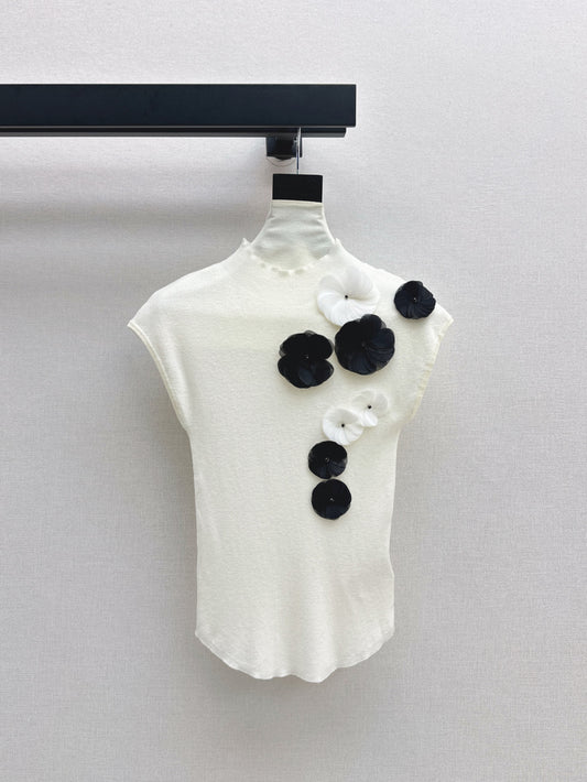 Chan 25fw knitted vest